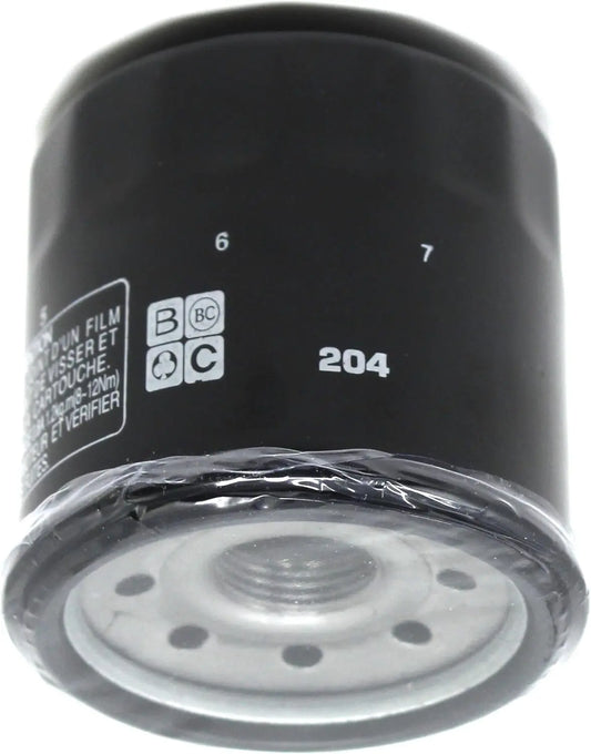 Oil Filter HF204 (KVF360 KVF650 KVF700 KVF750 YZF R1 MT07 MT09 FZ6 CB CBR Series FZ09 MT09)