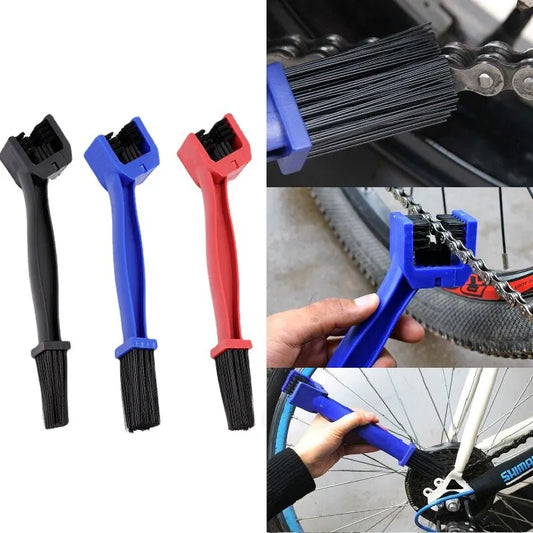 Portable Chain Cleaning Brush for Motorcycles and Bicycles