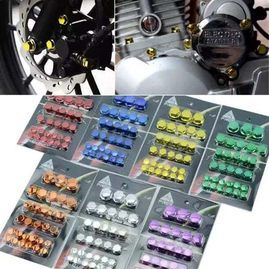 Colored Nut Cover 30pcs 1.4/1.2/1/0.8CM